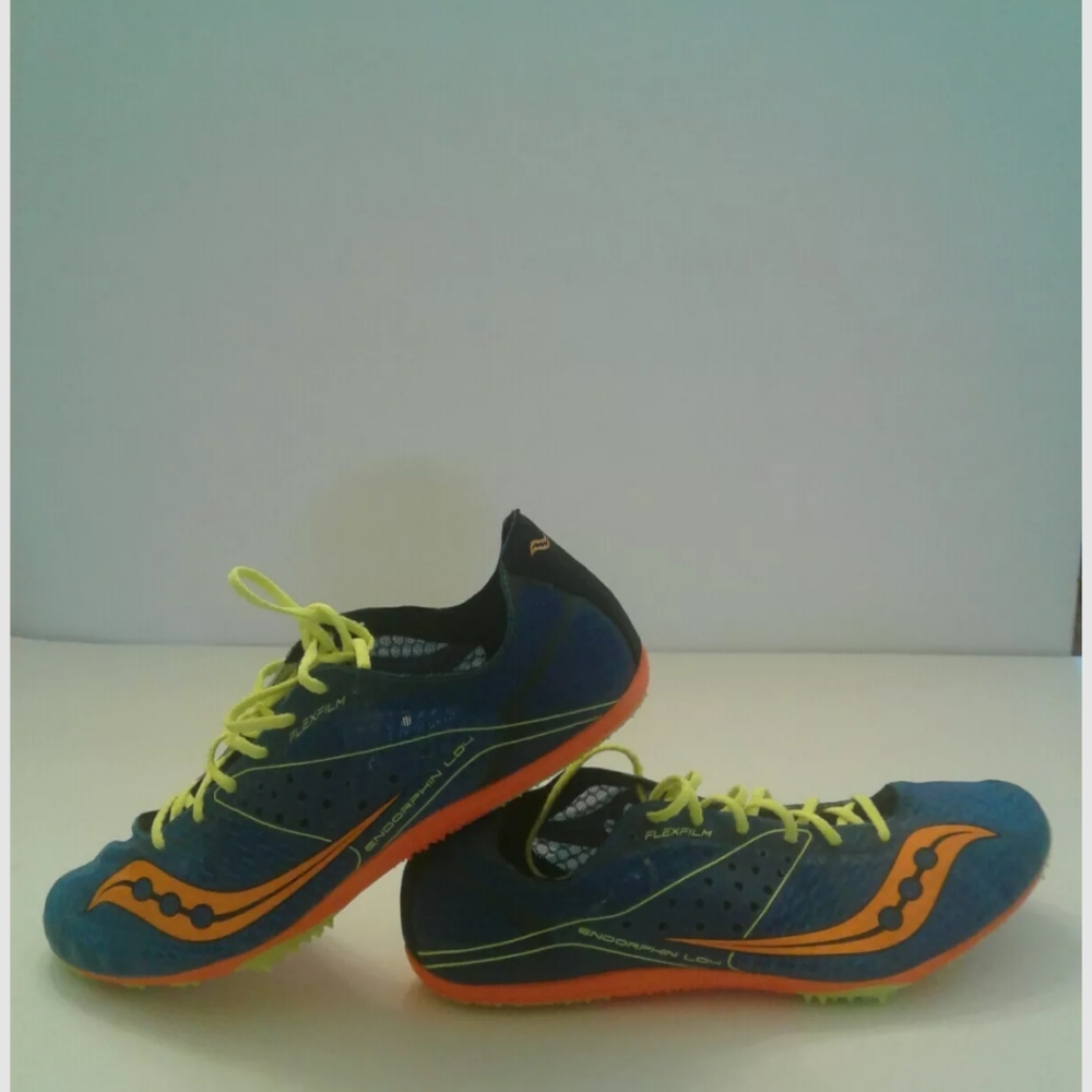 Saucony Endorphin LD4 Running Track Distance Racing Spike Shoes US Size :12